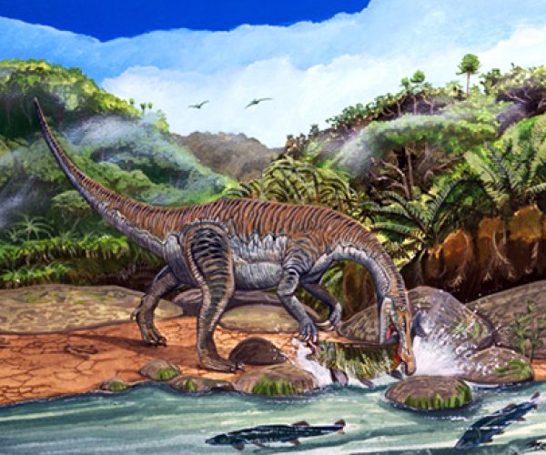 Некоторые тероподные динозавры вели полуводный образ жизни